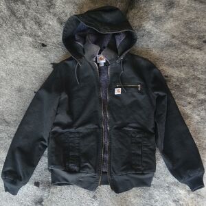 Carhartt Wildwood Womens Black Sherpa Jacket AND HOODIE BUNDLE